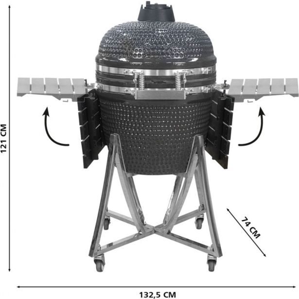 ŽAR NA OGLJE LANDMANN KERAMIČNI LARGE KAMADO 570