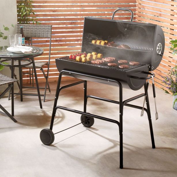 ŽAR NA OGLJE VONHAUS CHARCOAL BARREL BBQ OBLIKA SODČKA