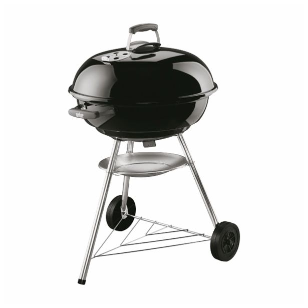 ŽAR NA OGLJE WEBER COMPACT KETTLE 57 CM ČRN