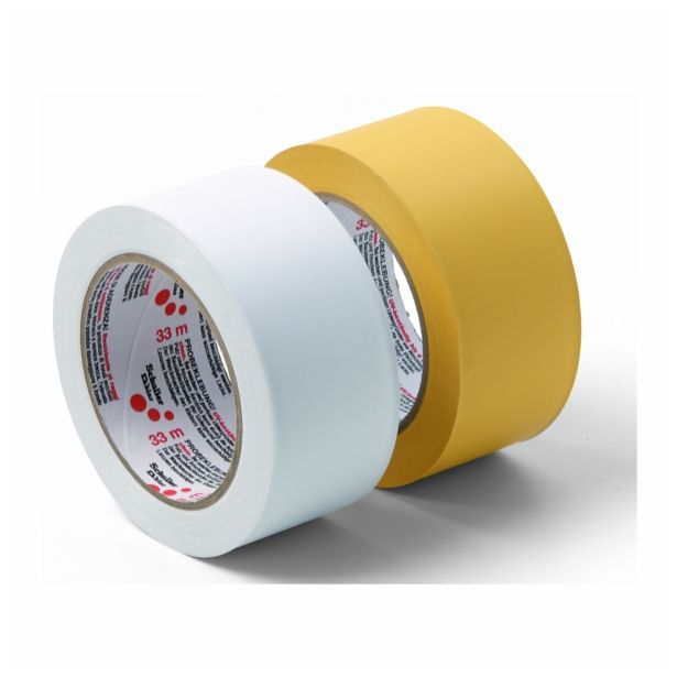 ZAŠČITNI LEPILNI TRAK PVC UV OBSTOJEN RUMEN 0.18MM 30MMX33M