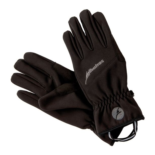 ZAŠČITA ALBATROS ROKAVICE SENSOR XXXL SOFTSHEL, ČRNE
