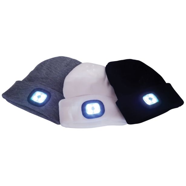 ZAŠČITA KAPA Z LUČKO BELA