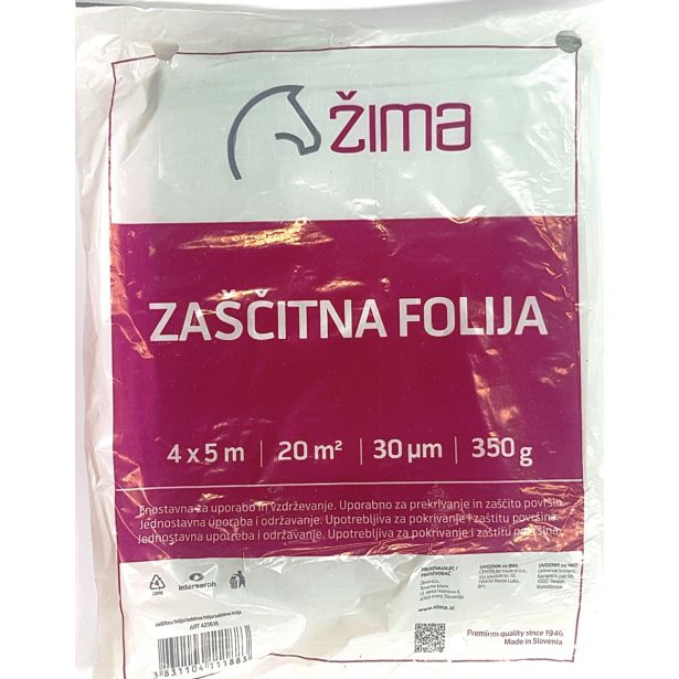PRIBOR ZA PLESKANJE ŽIMA ZAŠČITNA FOLIJA 4X5 M 30MIK.PE