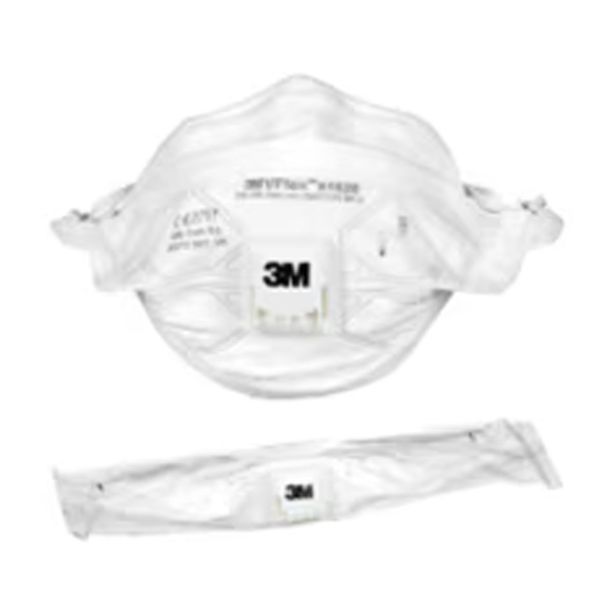 ZAŠČITNA RESPIRATOR MASKA 3M ZA DELCE VFLEX 9162E FFP2 Z VENTILOM, PAK=10 KOS