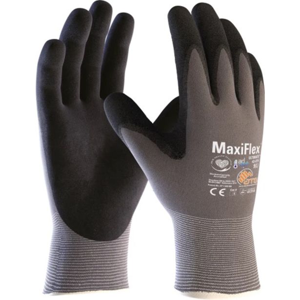 ZAŠČITNE ROKAVICE ATG MAXIFLEX 10 SIVO/ČRNE
