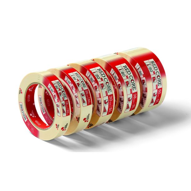 ZAŠČITNI LEPILNI TRAK SCHULLER KREP POKRIVNI 25MMX50M RDEČ 60-C