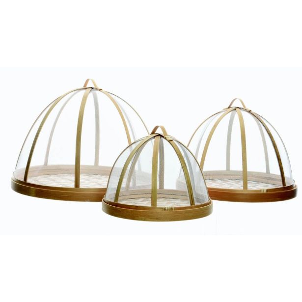 NAMIZNI DODATEK DECORIS ZAŠČITNI POKROV HRANE L IZ BAMBUSA