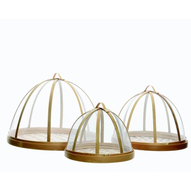 SHRANJEVANJE KRUHA DECORIS ZAŠČITNI POKROV HRANE M IZ BAMBUSA