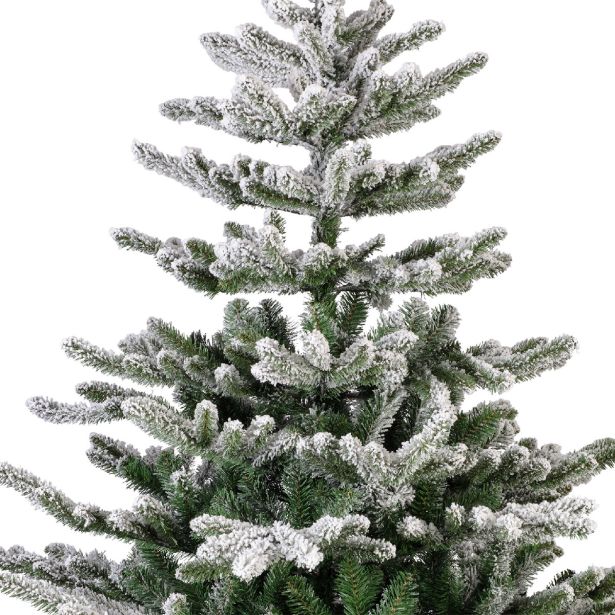 ZASNEŽENA NOVOLETNA JELKA IZ UMETNE MASE, VIŠINE 150 CM