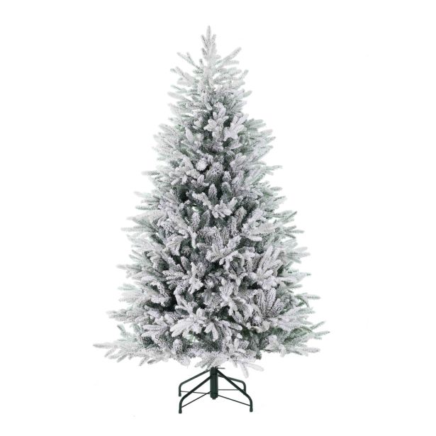 ZASNEŽENA NOVOLETNA JELKA IZ UMETNE MASE, VIŠINE 225 CM