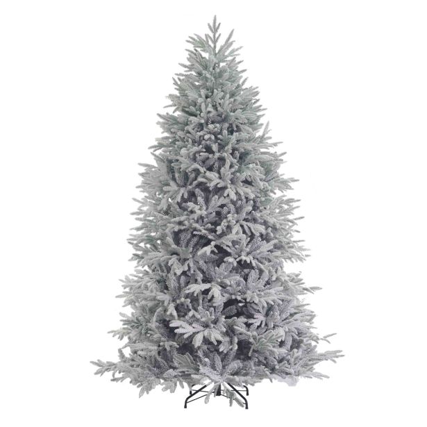 ZASNEŽENA NOVOLETNA JELKA IZ UMETNE MASE, VIŠINE 240 CM
