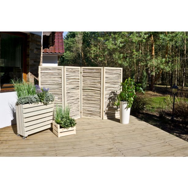 LESENI ELEMENTI ZASTIRNI PANEL SAND 4 DELI X 60 X 160 CM