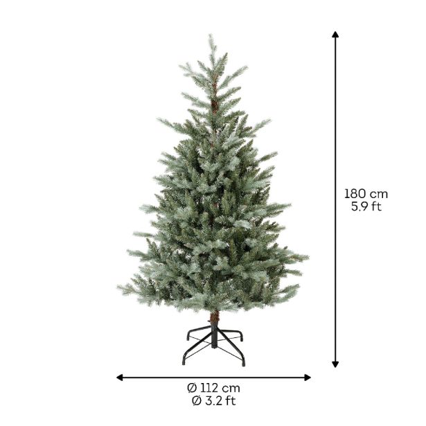 NOVOLETNA JELKA ALLISON PINE IZ UMETNE MASE 180 CM