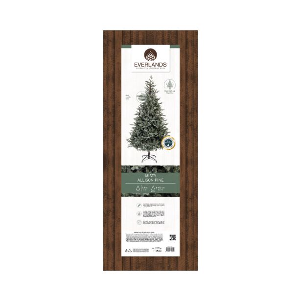 NOVOLETNA JELKA ALLISON PINE IZ UMETNE MASE 180 CM