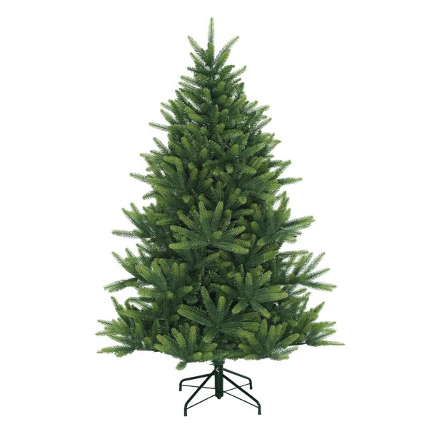 ZELENA NOVOLETNA JELKA IZ UMETNE MASE, VIŠINE 185 CM
