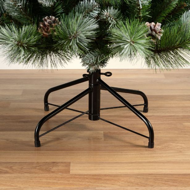 NOVOLETNA JELKA 150 CM LEDENA S STORŽI NORWICH PINE