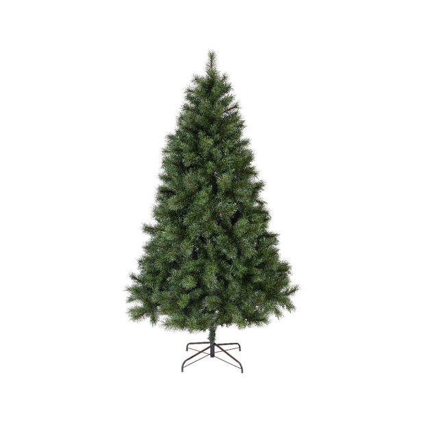 ZELENA NOVOLETNA JELKA ONTARIO PINE IZ UMETNE MASE, VIŠINE 210 CM