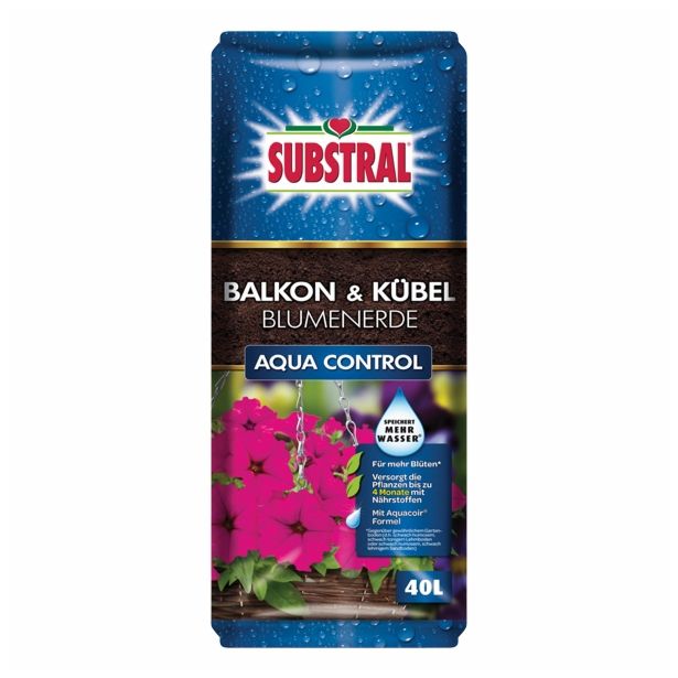 SUBSTRAT ZA OKR. RASTLINE SUBSTRAL ZEMLJA ZA BALKONSKE RAST. AQUA CONTROL 40L