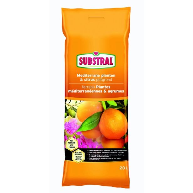 ZEMLJA ZA MEDITERANSKE RASTLINE IN CITRUSE SUBSTRAL 20 L