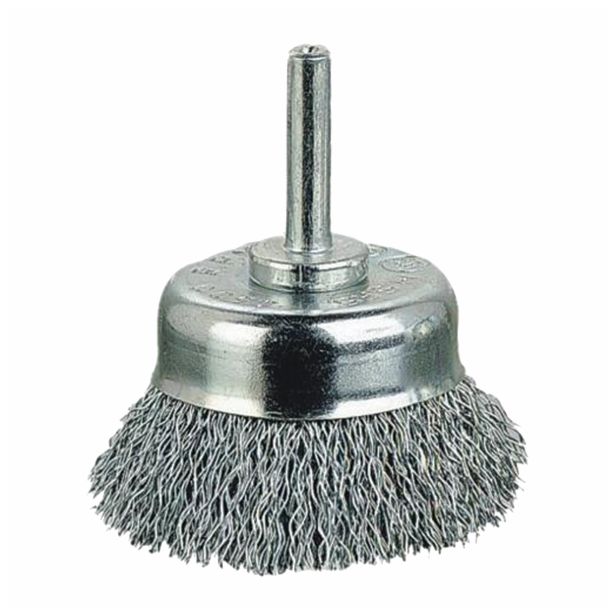 ŽIČNA ČELNA ŠČETKA Z OSJO MQ 50MM ČOPIČASTA FE 0.30MM OS 6MM