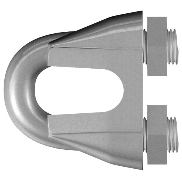 DODATEK DÖRNER + HELMER ŽIČNA SPONA ZA VRV 11MM POCINKANA ZAV=1KOS