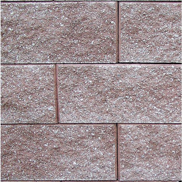 BETONSKI IZDELEK ZOBEC ZIDAK 1 STRANO LOMLJEN RJAV 200X400X190 MM