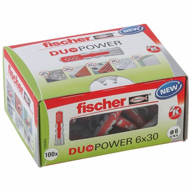 ZIDNI VLOŽEK FISCHER DUOPOWER 6X30 Z ROBOM