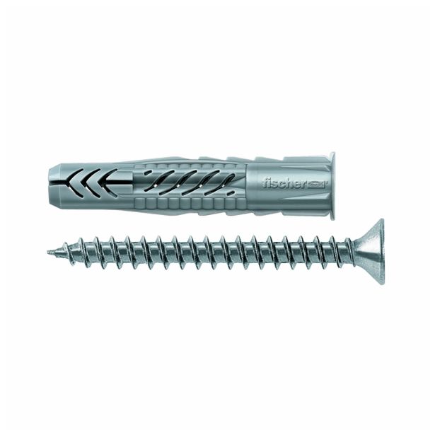 ZIDNI VLOŽEK Z VIJAKOM FISCHER UX 6 X 50 RSK Z ROBOM +VIJAK 4.5X75