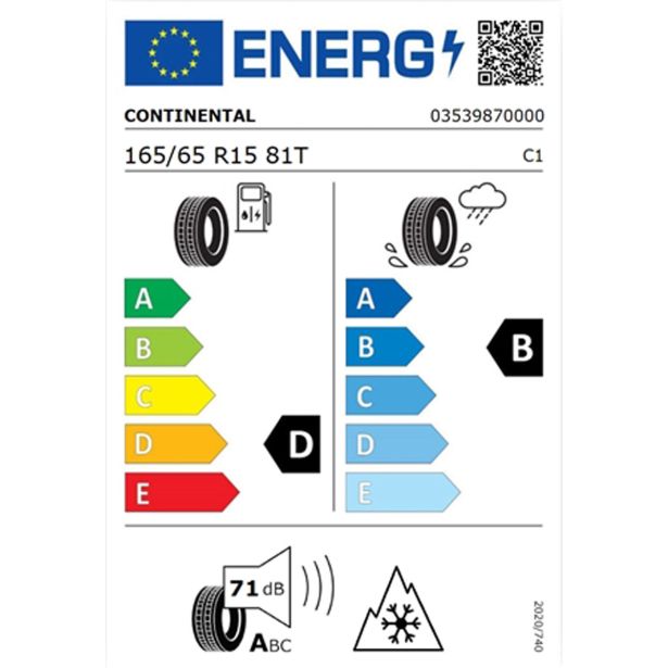 ZIMSKA GUMA CONTINENTAL 165/65R15 81T TS860 WINTERCONTACT