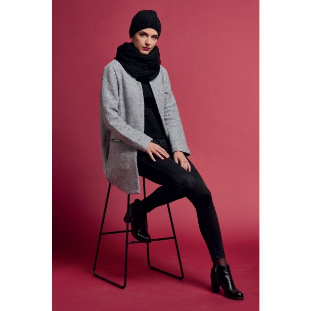 ZIMSKA OBLAČILA SIRETESSILE SET BIANCA KAPA IN ŠAL