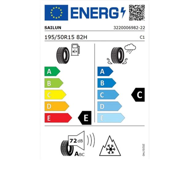 ZIMSKA PNEVMATIKA SAILUN 195/50R15 82H ICEBLAZER ALPINE + DOT2022