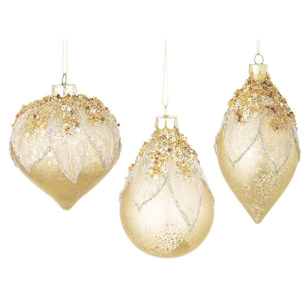 OKRASEK ZA JELKO BIZZOTTO ZLATA MIX ORNAMENT