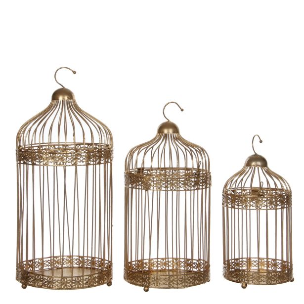 ZLATA PTIČJA KLETKA 20 CM