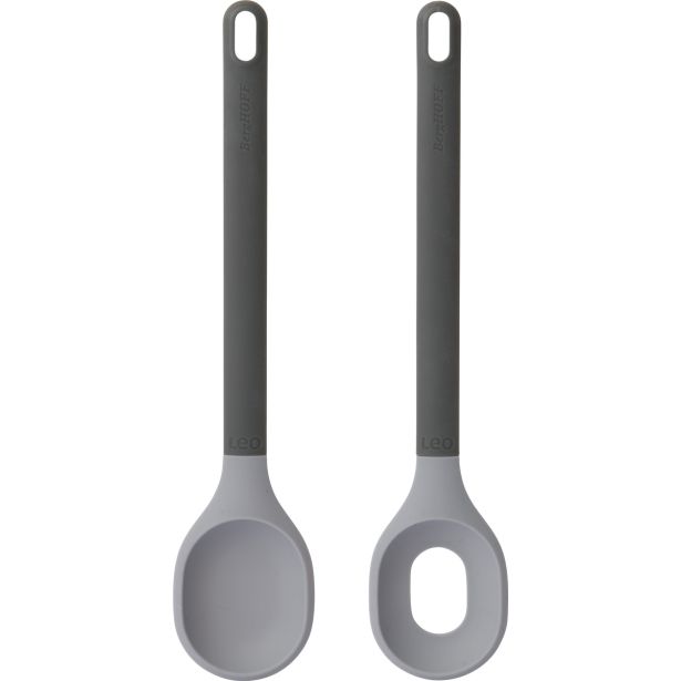 ŽLICA BERGHOFF LEO ZA SOLATO 2/1 SIVA IZ SILIKONA