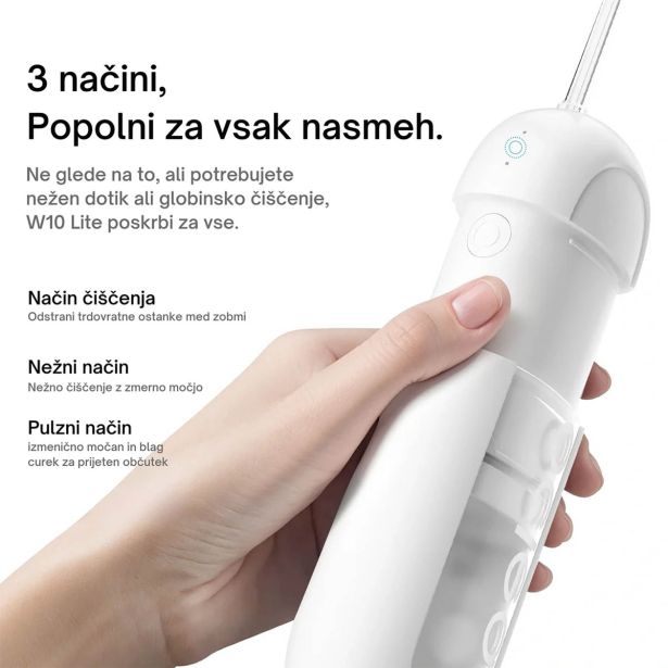 ZOBNA PRHA OCLEAN W10 LITE BELA