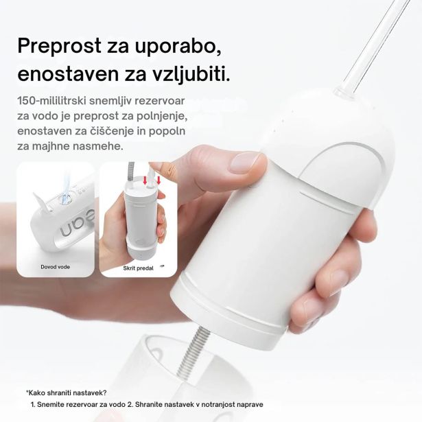 ZOBNA PRHA OCLEAN W10 LITE BELA