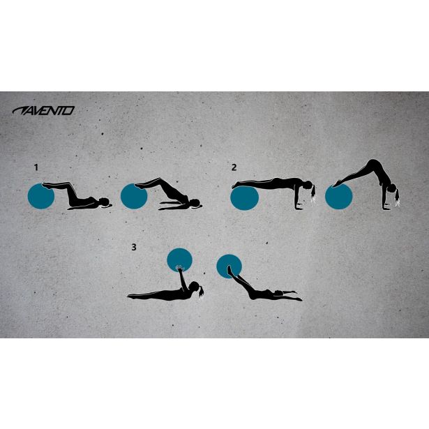 ŽOGA ZA FITNES/TELOVADBO AVENTO 75 CM 42OC