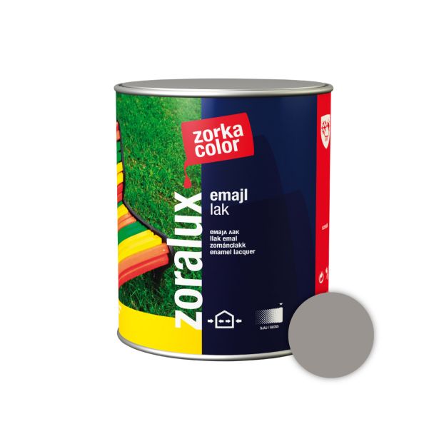POKRIV.PREM.ZA KOV.,LES ZORKA DEKOR ZORALUX EMAJL LAK SIVA 2.5 L 7501