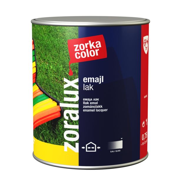 POKRIV.PREM.ZA KOV.,LES ZORKA DEKOR ZORALUX EMAJL LAK SLONOVA KOST 2.5 L 4202