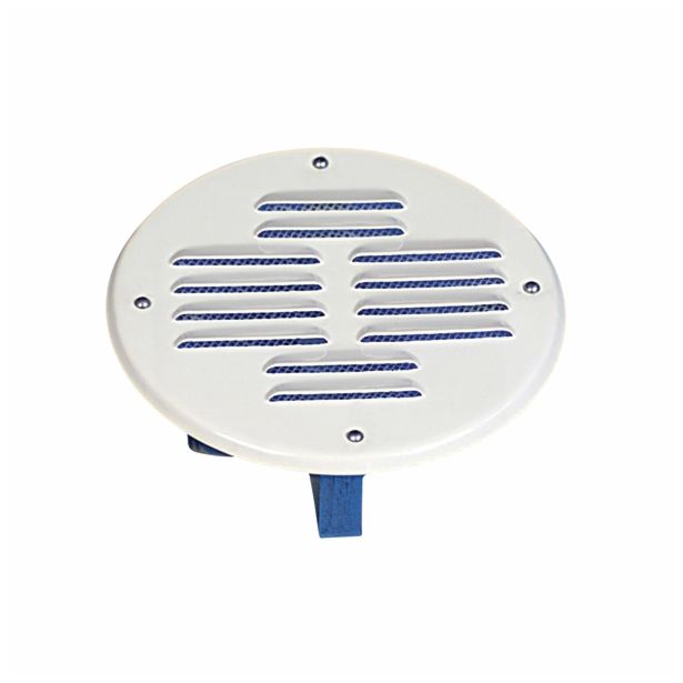 ZRAČNIK BREZ REGULACIJE VAFRA ALU FASADNI FI 150 OKROGLI Z MREŽO