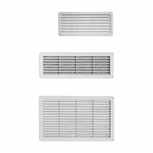 ZRAČNIK BREZ REGULACIJE VAFRA PVC FASADNI 270X120 KVADRATNI NA VIJAKE