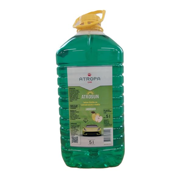 ZUNANJA AVTOKOZMETIKA ATROPA ČISTILO ZA VET. STEKLO 5L ATROSUN JABOLKO