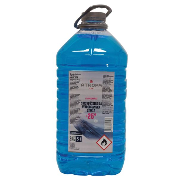 ZUNANJA AVTOKOZMETIKA ATROPA ČISTILO ZA VET. STEKLO 5L DO -20°C ATROLED ZIMSKI