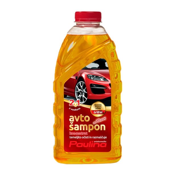 PAULINA AVTOŠAMPON Z VOSKOM KONCENTRAT 1L