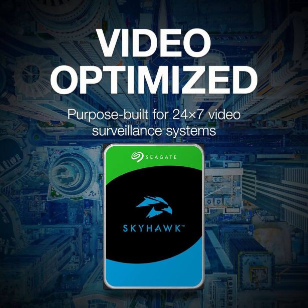 ZUNANJI TRDI DISK SEAGATE 6TB SATA3 3.5" 5400 256MB SKYHAWK SURVEILLANCE S