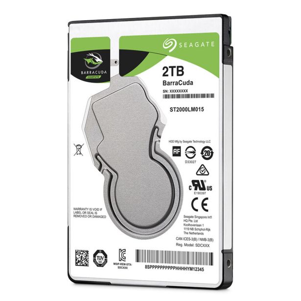 ZUNANJI TRDI DISK SEAGATE HDD SEAGATE 2TB SATA3 5400 BARACUDDA
