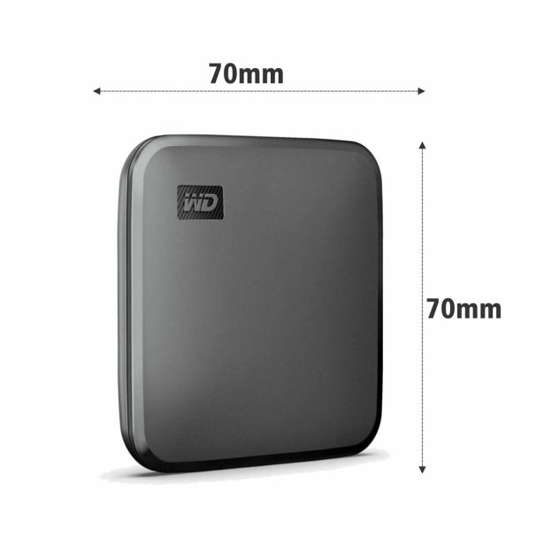 ZUNANJI TRDI DISK WESTERN DIGITAL HDD EXT. 1TB USB3 2.5" ELEMENTS SE WDBAYN0010BBK