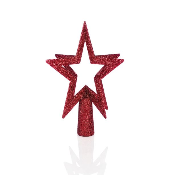 VRH ZA JELKO GLOSSTYLE ZVEZDA 200 MM RDEČA