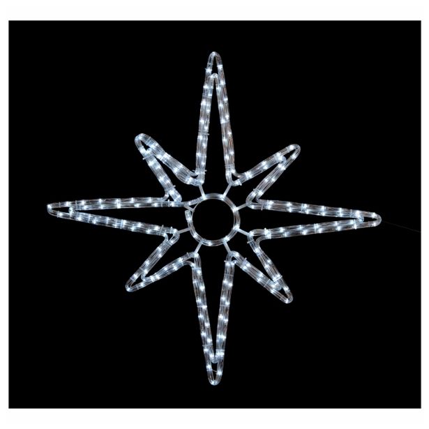 LUČKE MQ ZVEZDA LED BELA 80 X 80 CM