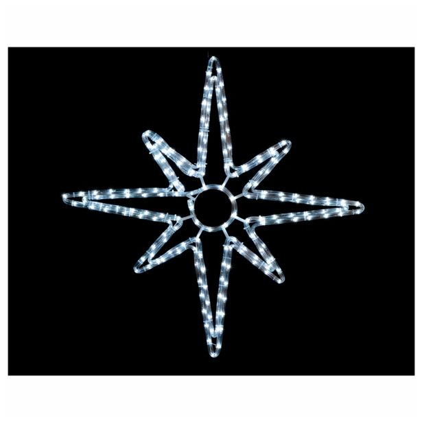 LUČKE MQ ZVEZDA LED BELA 80 X 80 CM